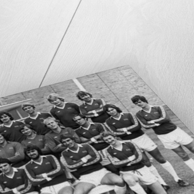 Everton squad pose for a group photograph by Anonymous