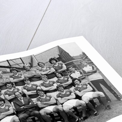 Everton squad pose for a group photograph by Terry Mealey