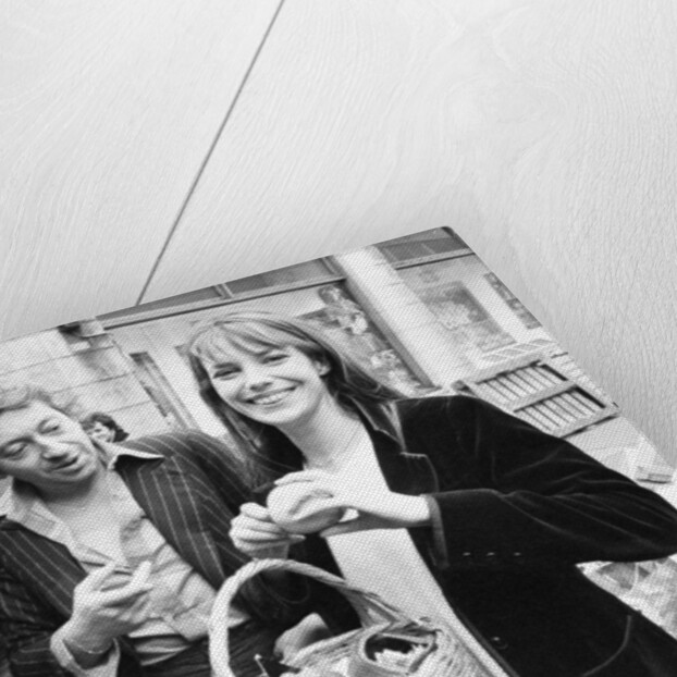 Jane Birkin and husband Serge Gainsbourg by Eric Harlow