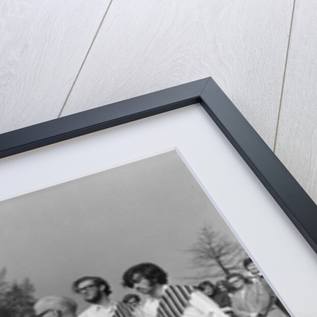 Morris dancer performing during the may day festival by Staff