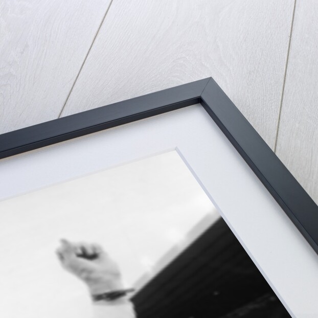 Alex Ferguson waves to the Old Trafford crowd by Anonymous