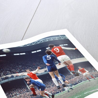 Arsenal v Chelsea league match April 1971. by Staff