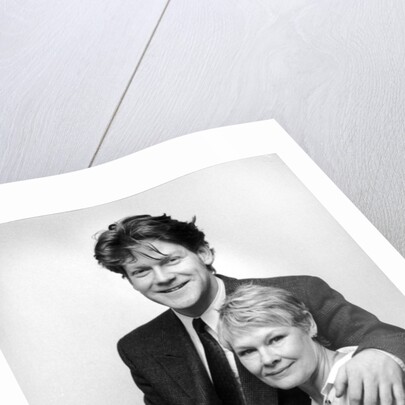 Dame Judi Dench and Kenneth Branagh at the Birmingham Repertory Theatre. by Randle