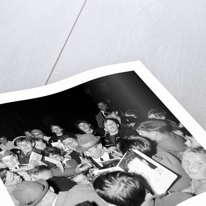 Stanley Matthews first match on his return from Blackpool by Freddie Reed