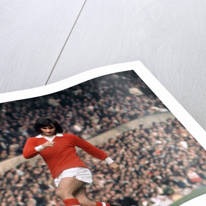 George Best action for  Manchester United October 1971. by Staff
