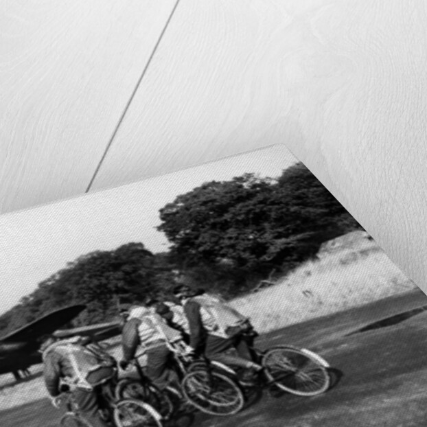 Aircrew members of the 106th Bomber Squadron by Staff