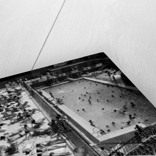 Oasis Lido, London, 1975 by Carl Bruin