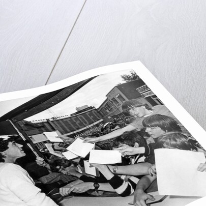 Keegan signs for Newcastle United August 1982 by Ian Woodhouse