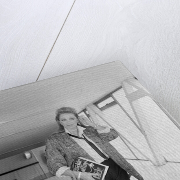 Jackie Collins arriving at Heathrow Airport from Los Angeles. She is in the UK for the publication of her new book "Lucky" by Crawshaw