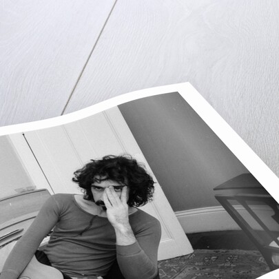 Frank Zappa, pictured in London in 1971 by Bill Rowntree