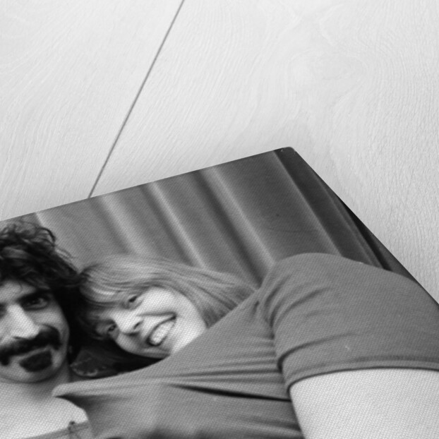 Frank Zappa, pictured in London in 1971 by Bill Rowntree