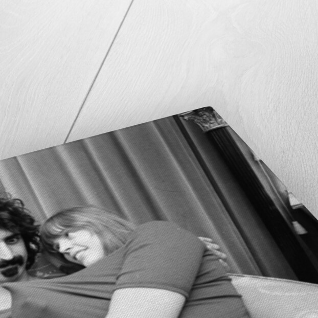 Frank Zappa, pictured in London in 1971 by Bill Rowntree