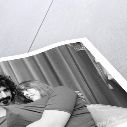 Frank Zappa, pictured in London in 1971 by Bill Rowntree