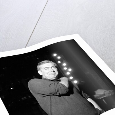 Tony Hancock on the stage of The London Palladium by Roy Illingworth