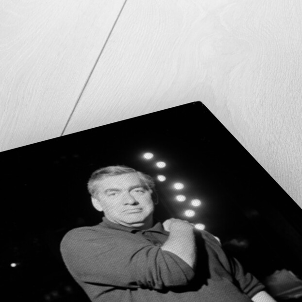 Tony Hancock on the stage of The London Palladium by Roy Illingworth