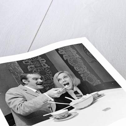 Stanley Baker and Honor Blackman by Julian Brown