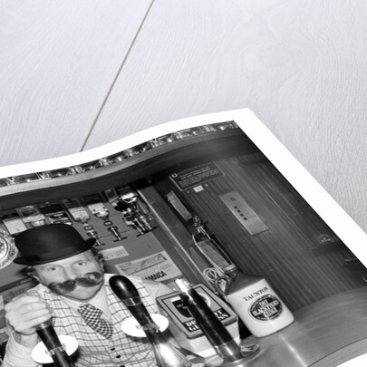 Bobby Moore preparing for the opening of his own public house by Kent Gavin