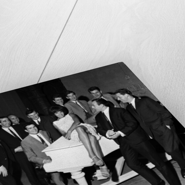 Shirley Bassey and the Liverpool Team by Sayle