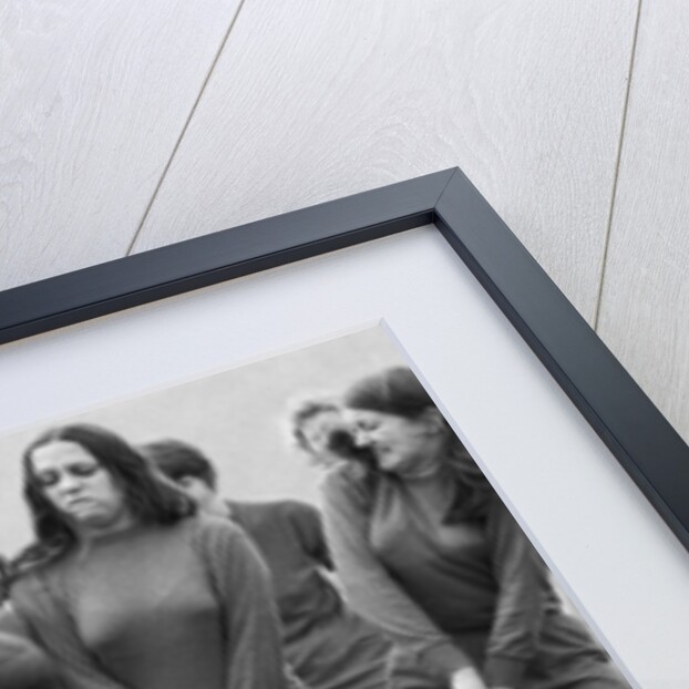 Orient Girls taking defensive action against a free kick by Ron Burton