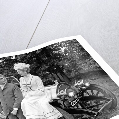 Dick Van Dyke and Sally Ann Howes with Chitty Chitty Bang Bang by Victor Crawshaw