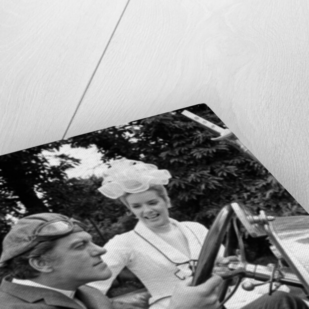 Dick Van Dyke and Sally Ann Howes with Chitty Chitty Bang Bang by Victor Crawshaw