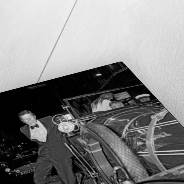 Dick Van Dyke with his wife Margie at a film premier in London by Unknown