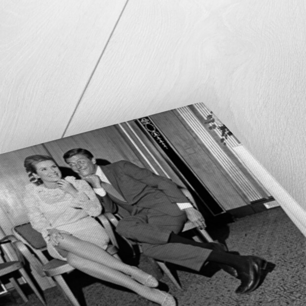 Dick Van Dyke and Sally Ann Howes at The Dorchester Hotel by Maurice Kaye