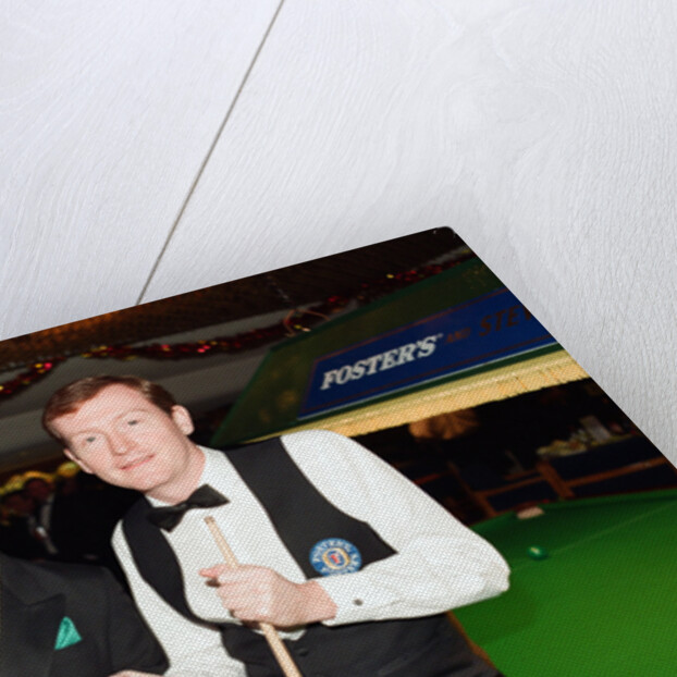 Steve Davis visits Courage brewery, 1995 by Staff