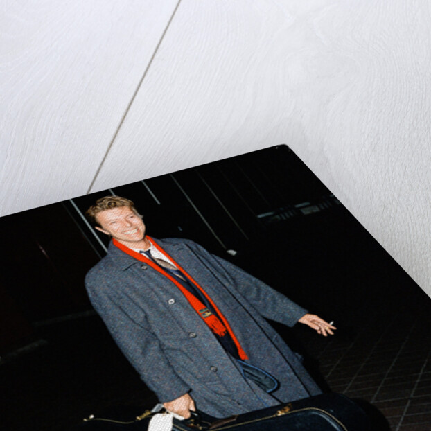 David Bowie at London Airport. by Crawshaw