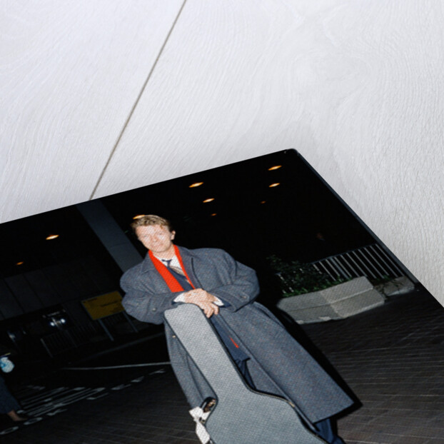 David Bowie at London Airport. by Crawshaw
