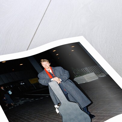 David Bowie at London Airport. by Crawshaw