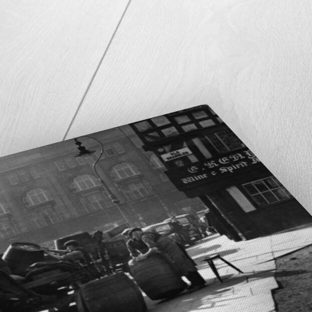 Beer delivery for the Old Shambles, Manchester, October 12th 1951 by R Corfield