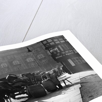 Beer delivery for the Old Shambles, Manchester, October 12th 1951 by R Corfield