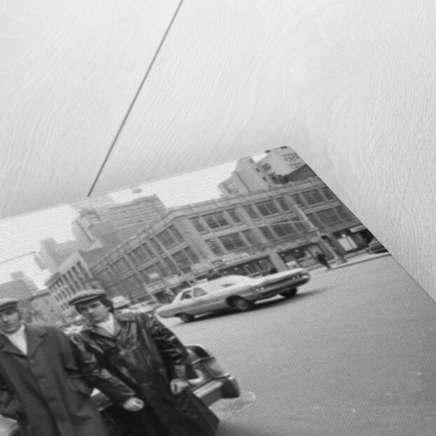 Peter Cook and Dudley Moore as "Pete and Dud' by Michael Brennan