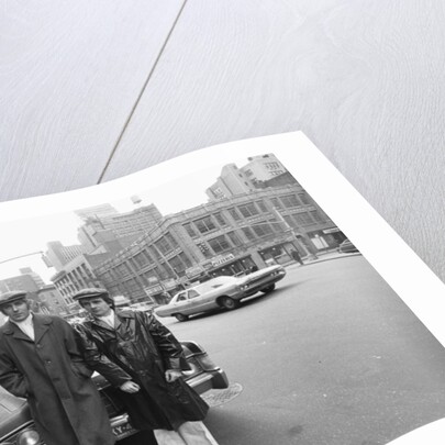 Peter Cook and Dudley Moore as "Pete and Dud' by Michael Brennan