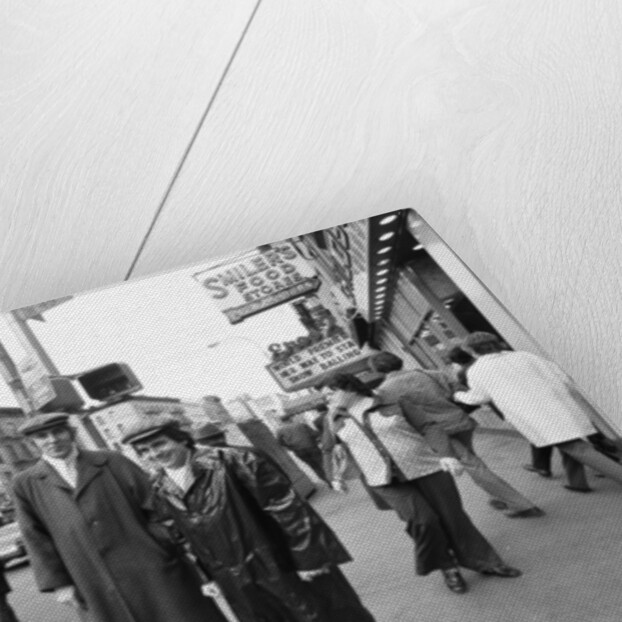 Peter Cook and Dudley Moore as "Pete and Dud' by Michael Brennan