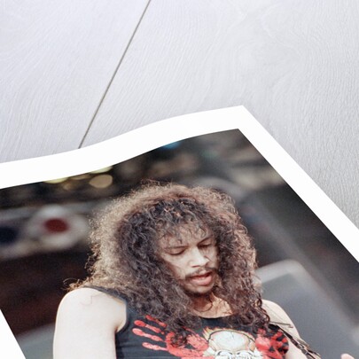 Metallica on stage, 1992 by Nigel Wright