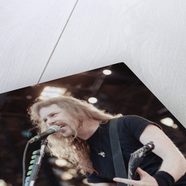 Metallica on stage, 1992 by Nigel Wright