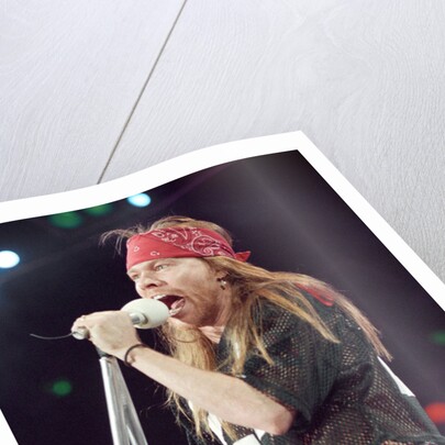 Guns N' Roses on stage, 1992 by Nigel Wright
