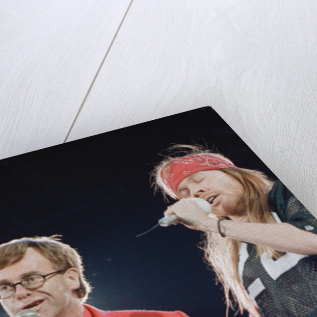 Guns N' Roses on stage, 1992 by Nigel Wright