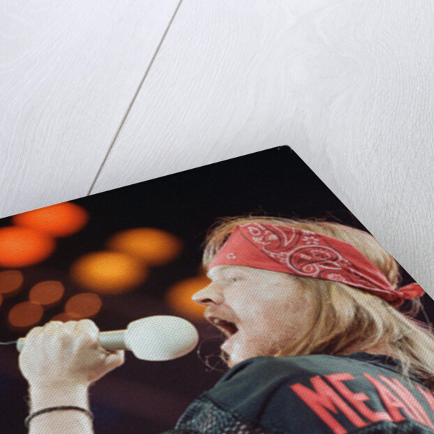 Guns N' Roses on stage, 1992 by Nigel Wright