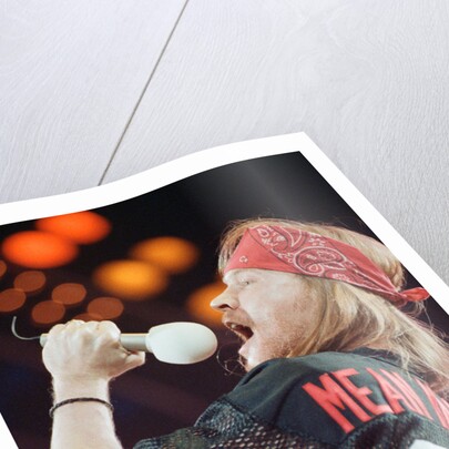 Guns N' Roses on stage, 1992 by Nigel Wright