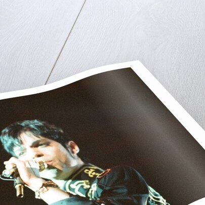 Prince performing on stage during his 'Ultimate Live Experience Tour' by Richard Nelmes