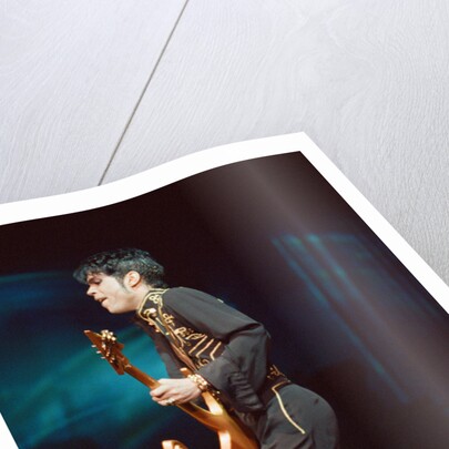 Prince performing on stage during his 'Ultimate Live Experience Tour' by Richard Nelmes
