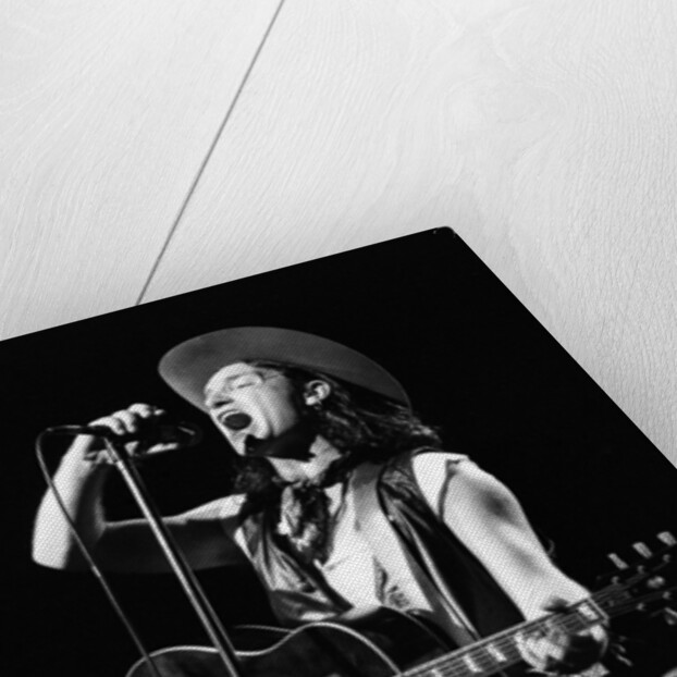 U2 performing at the NEC 1987 by Reavenall