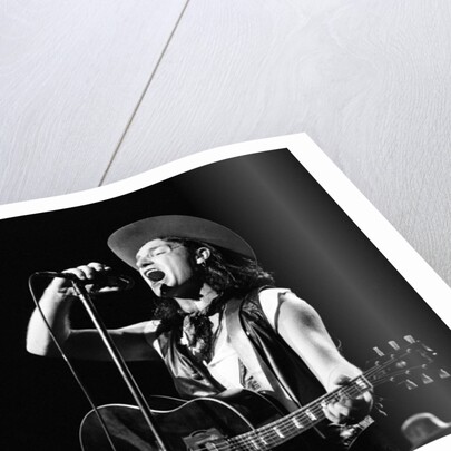 U2 performing at the NEC 1987 by Reavenall