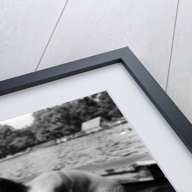 People sunbathing in a heatwave at the Serpentine Lido by Tommy Lea