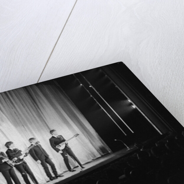 The Beatles performing for the Queen Mother by Reed