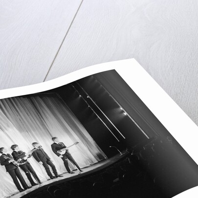 The Beatles performing for the Queen Mother by Reed