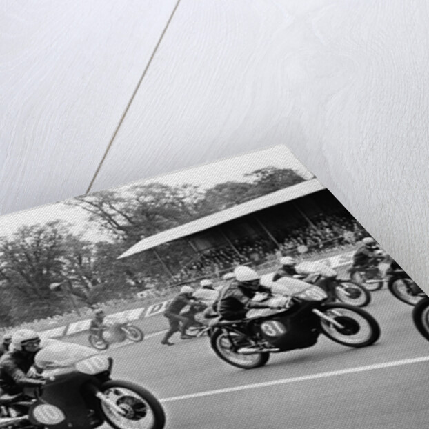 Motor Cycle Racing at oulton Park by Anonymous